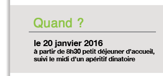 le 20 janvier 2016 à partir de 8h30